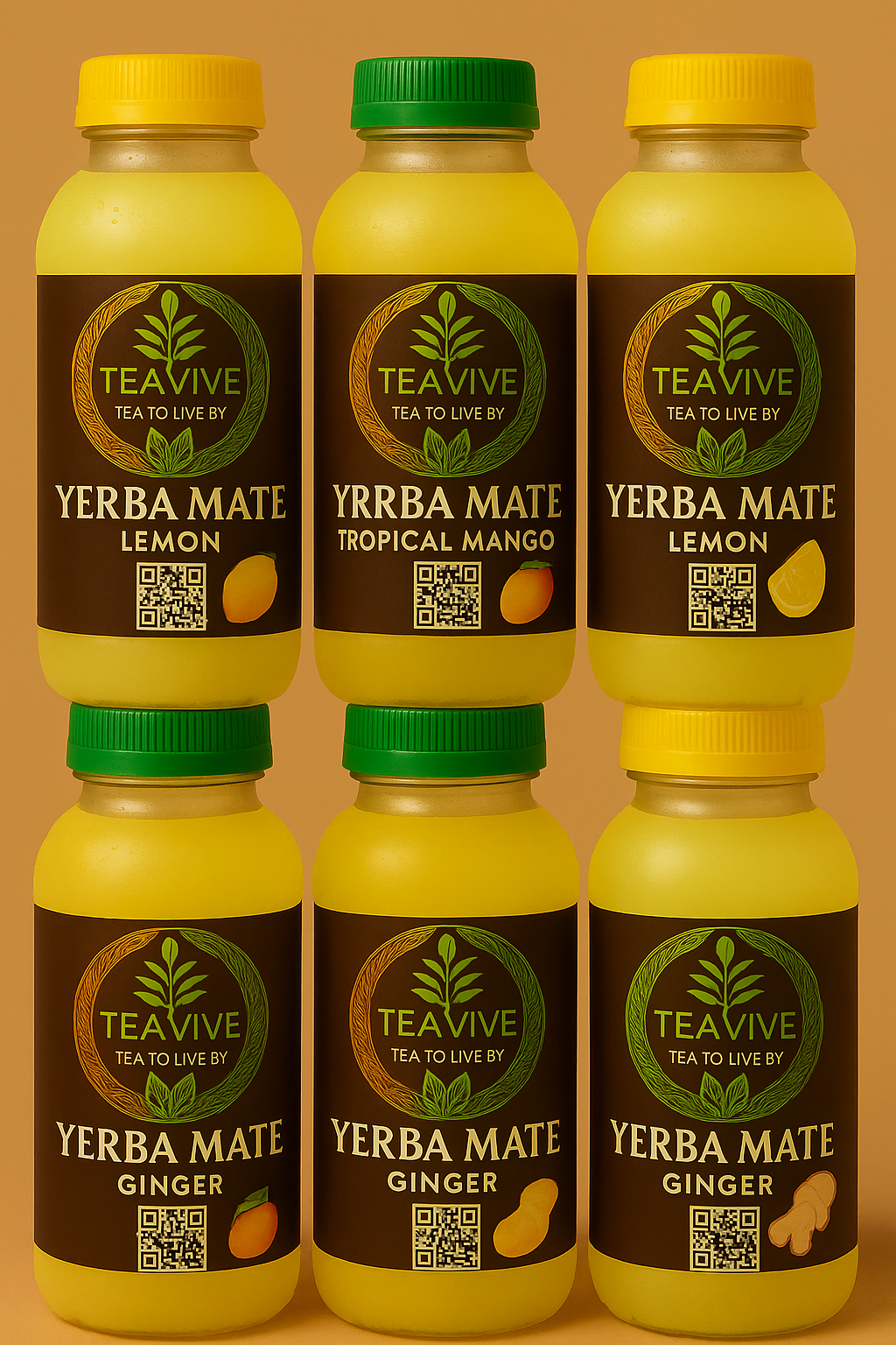 2-2-2 12oz bottles of Lemon Honey, Ginger Lemon, and Tropical Mango