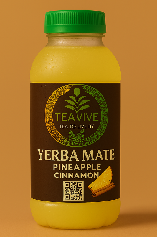 3 pack - 32 oz Yerba Maté Pineapple Cinnamon infused with Collagen